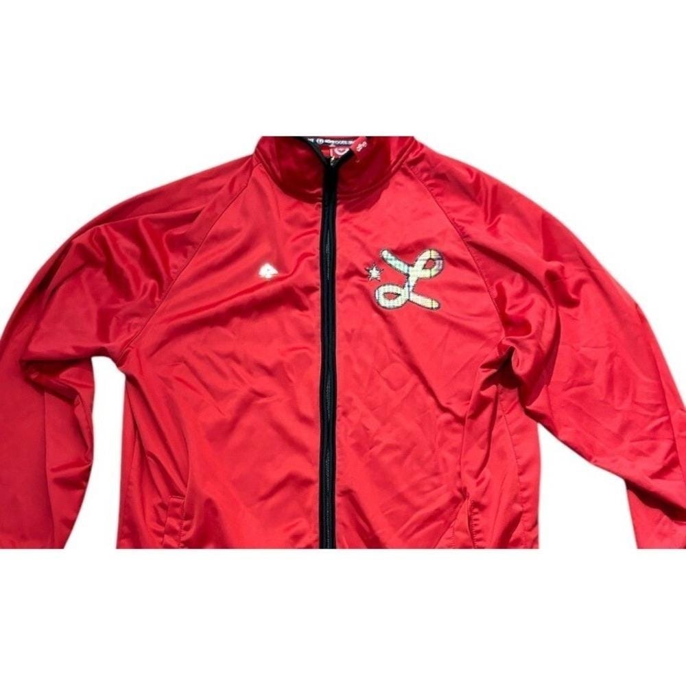 Vtg LRG Roots & Equipment jacket Red Embroidered Size XXL - Picture 4 of 13